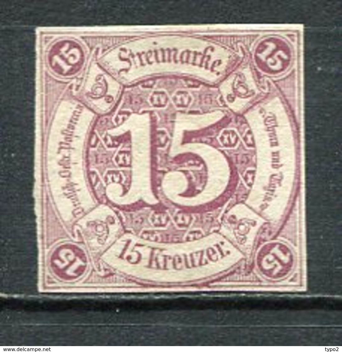 T Et T - Yv. N° 40 Mi. N°24  (*) 15k  Lilas  Etats Du Sud Cote  2 Euro  BE  2 Scans - Sonstige & Ohne Zuordnung