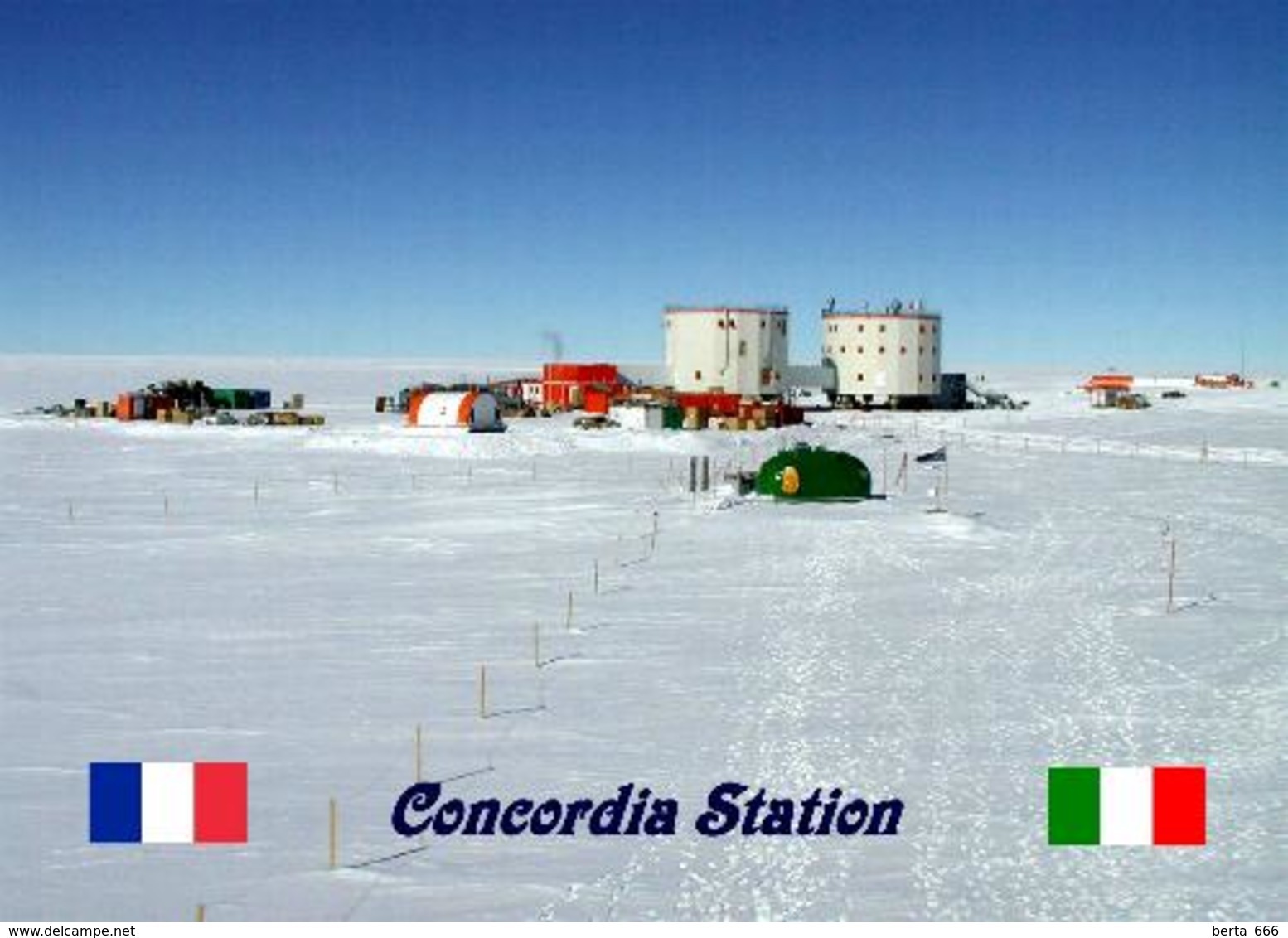 Antarctica Concordia Station New Postcard Antarktis AK - Sonstige & Ohne Zuordnung