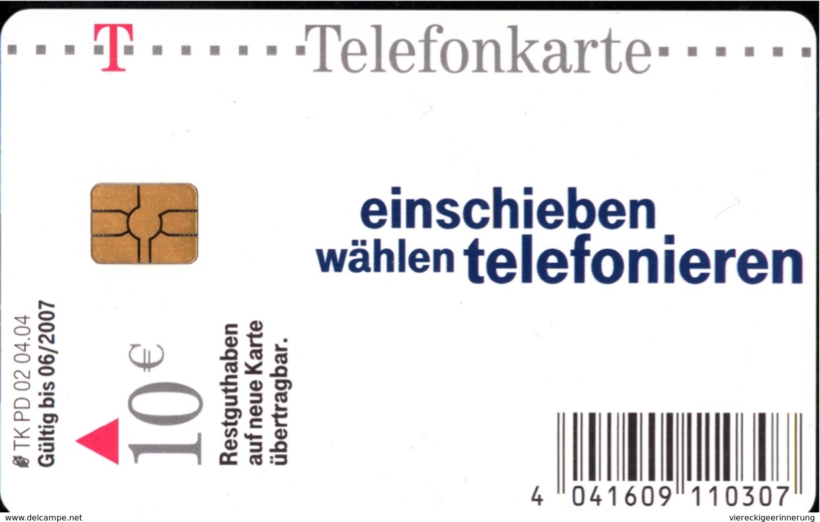 ! 10 € Telefonkarte, Telecarte, Phonecard, 2004, PD02, Germany - P & PD-Reeksen : Loket Van D. Telekom
