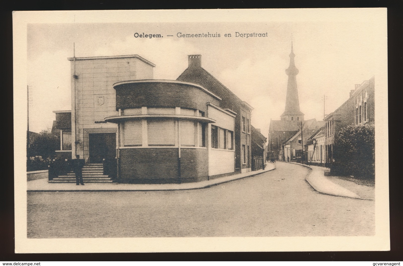 OELEGEM   GEMEENTEHUIS EN DORPSTRAAT - Ranst