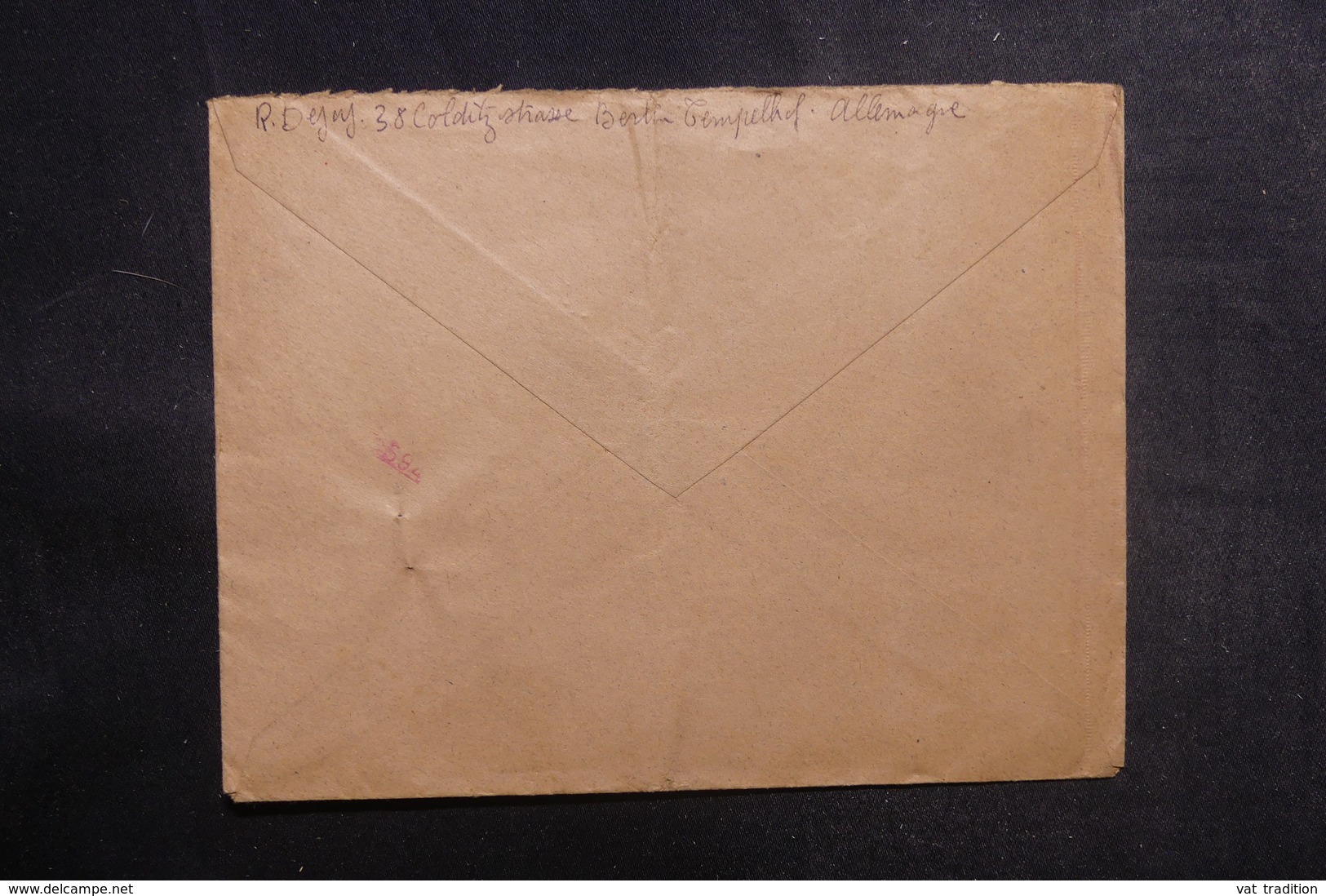 ALLEMAGNE - Enveloppe De Berlin Pour La France En 1943 Avec Contrôle Postal - L 38963 - Lettres & Documents