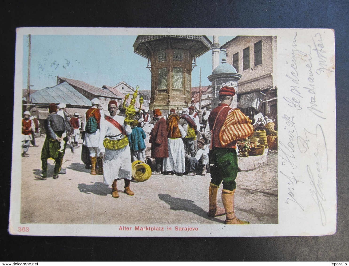 AK SARAJEVO Marktplatz 1900//  D*39831 - Bosnien-Herzegowina