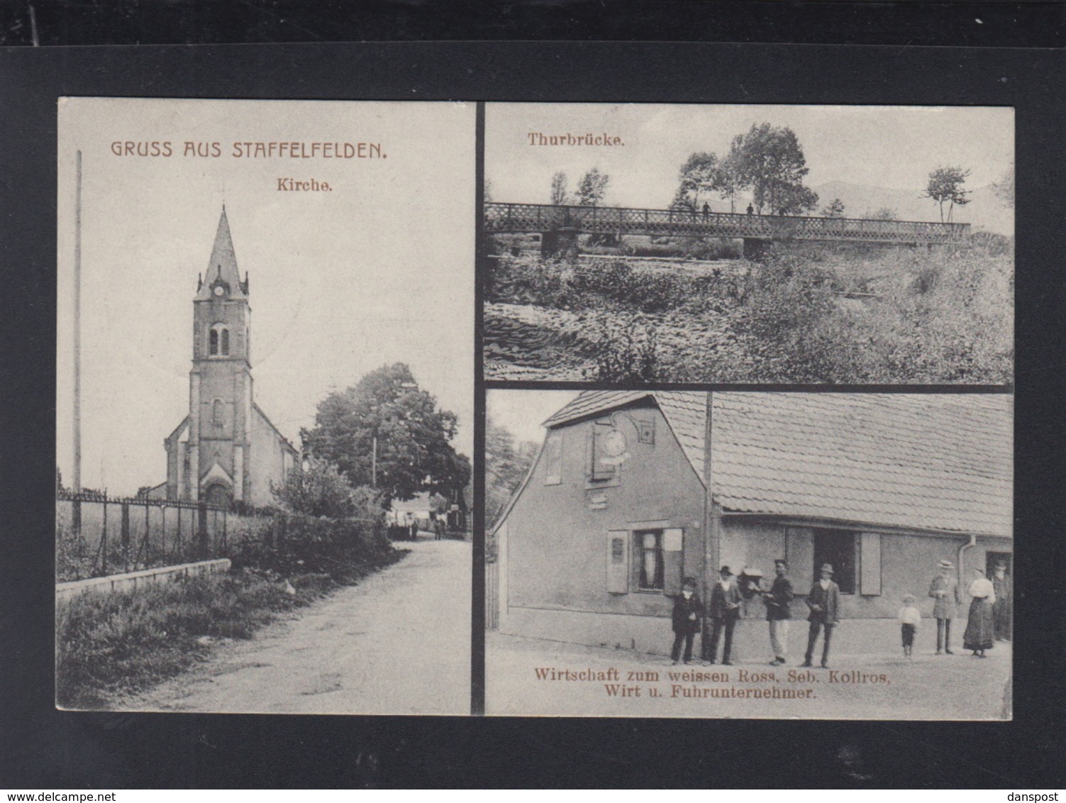 Carte Postale Staffelfelden 1915 - Wittenheim