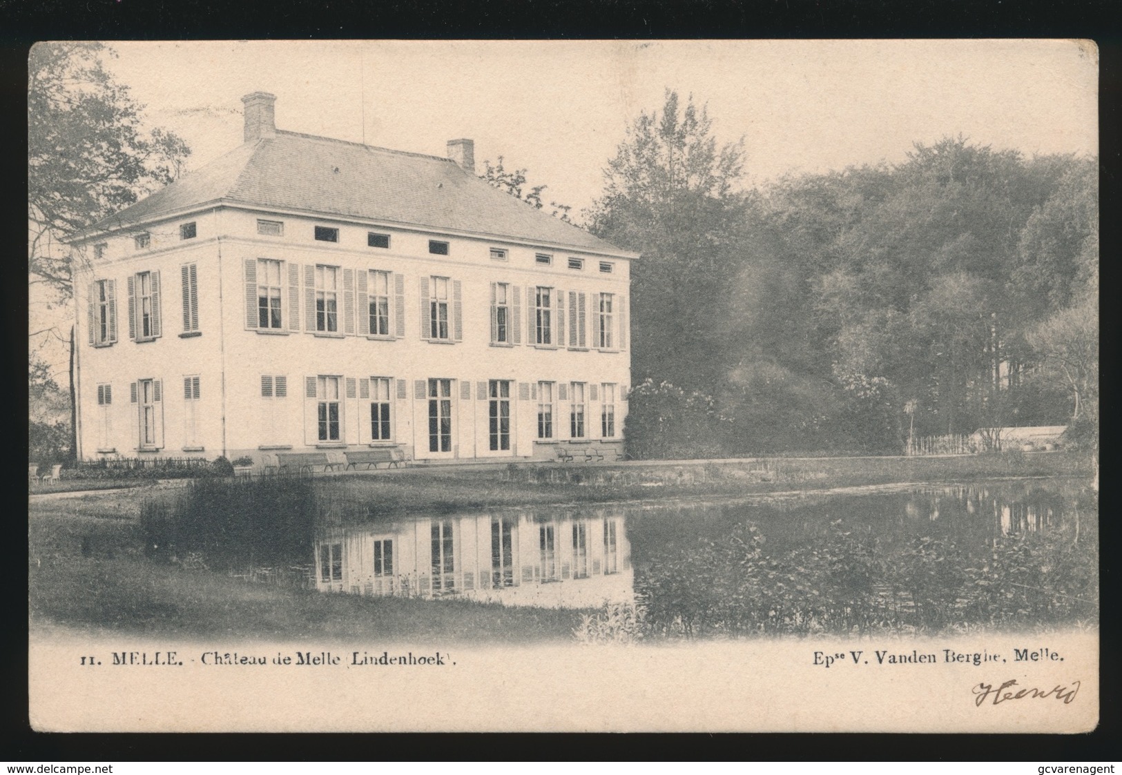 MELLE  - CHATEAU DE MELLE LINDENHOEK - Melle