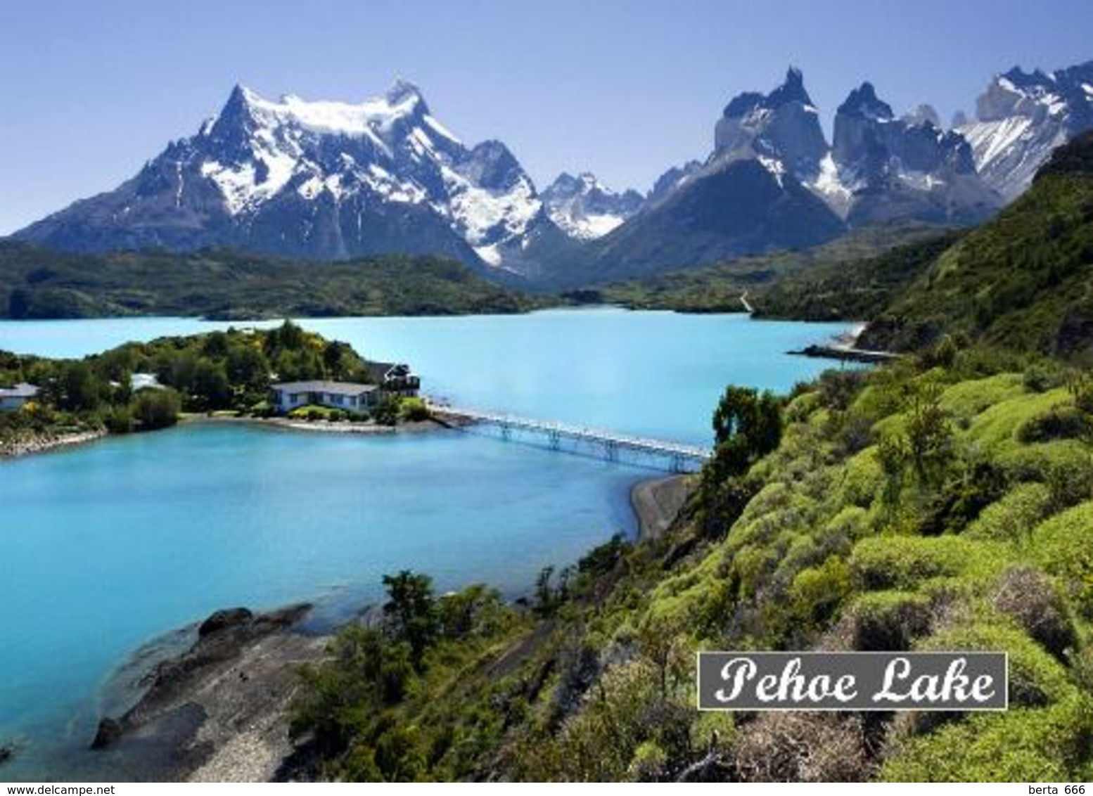 Chile Pehoe Lake New Postcard - Chile