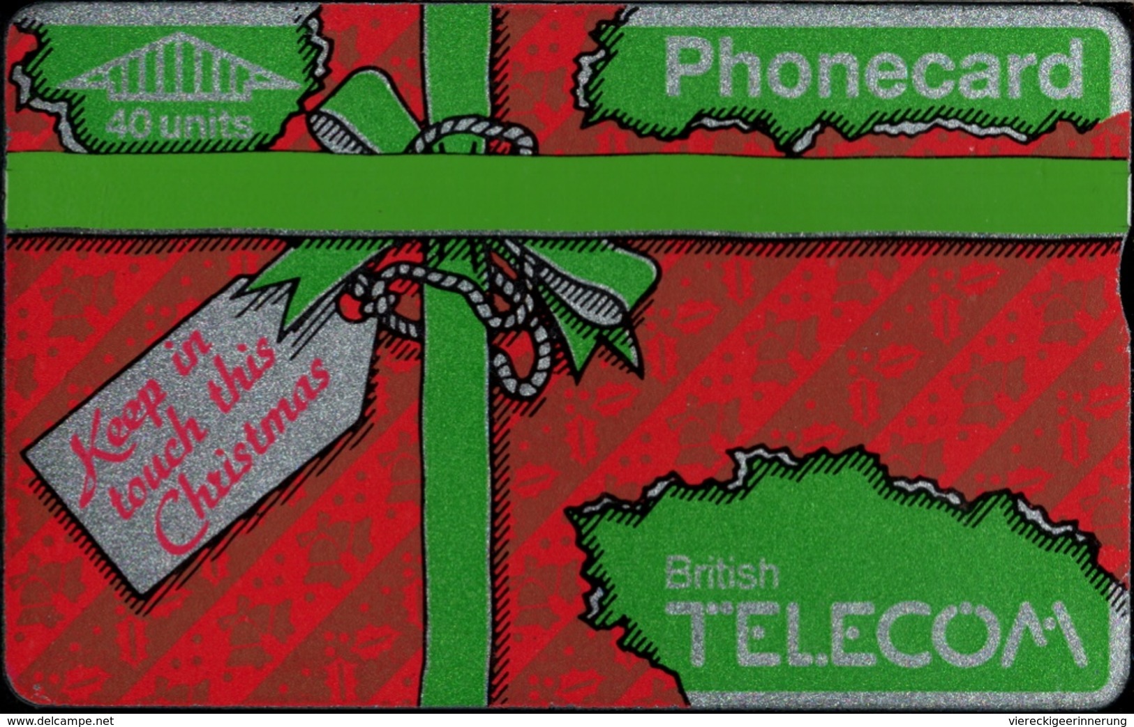 ! Telefonkarte, Old Phonecard,  United Kingdom, British Telecom, Christmas, Weihnachten - BT Kaarten Voor Hele Wereld (Vooraf Betaald)