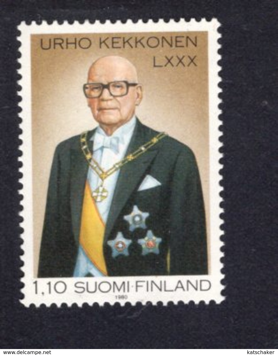 816872266 1980 SCOTT 646 POSTFRIS MINT  NEVER HINGED EINWANDFREI (XX)  PRES URKO KEKKONEN 80TH BIRTHDAY - Neufs