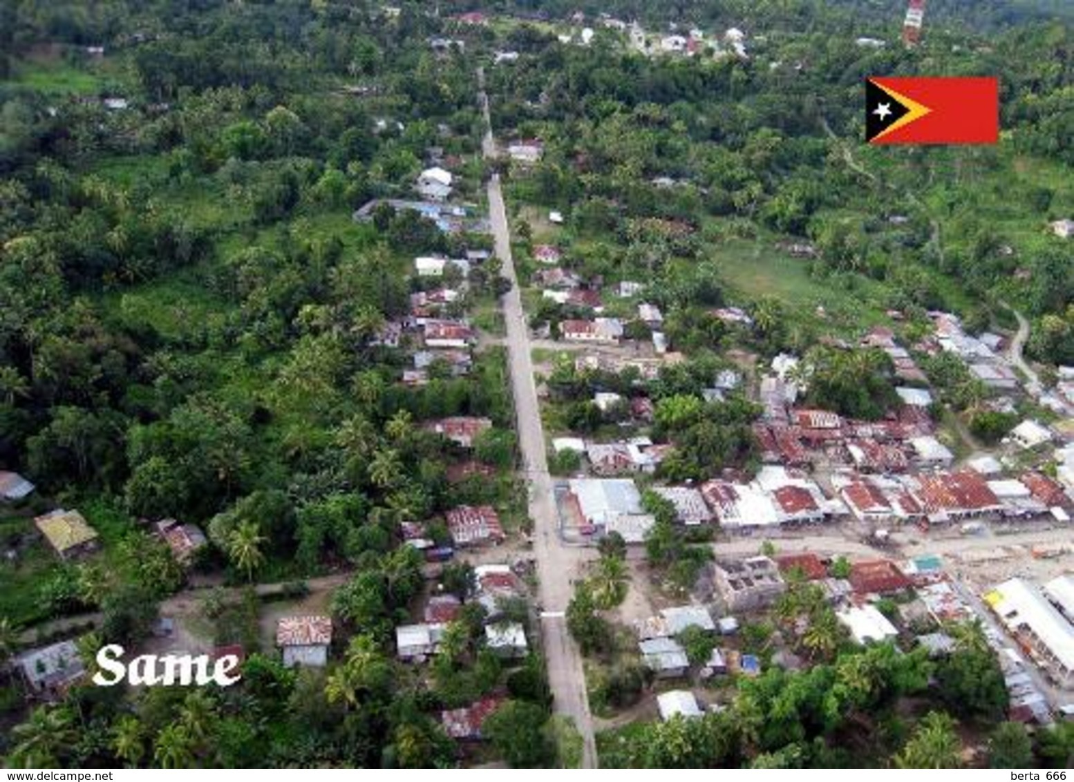 AK Osttimor East Timor Same Aerial View New Postcard - Osttimor