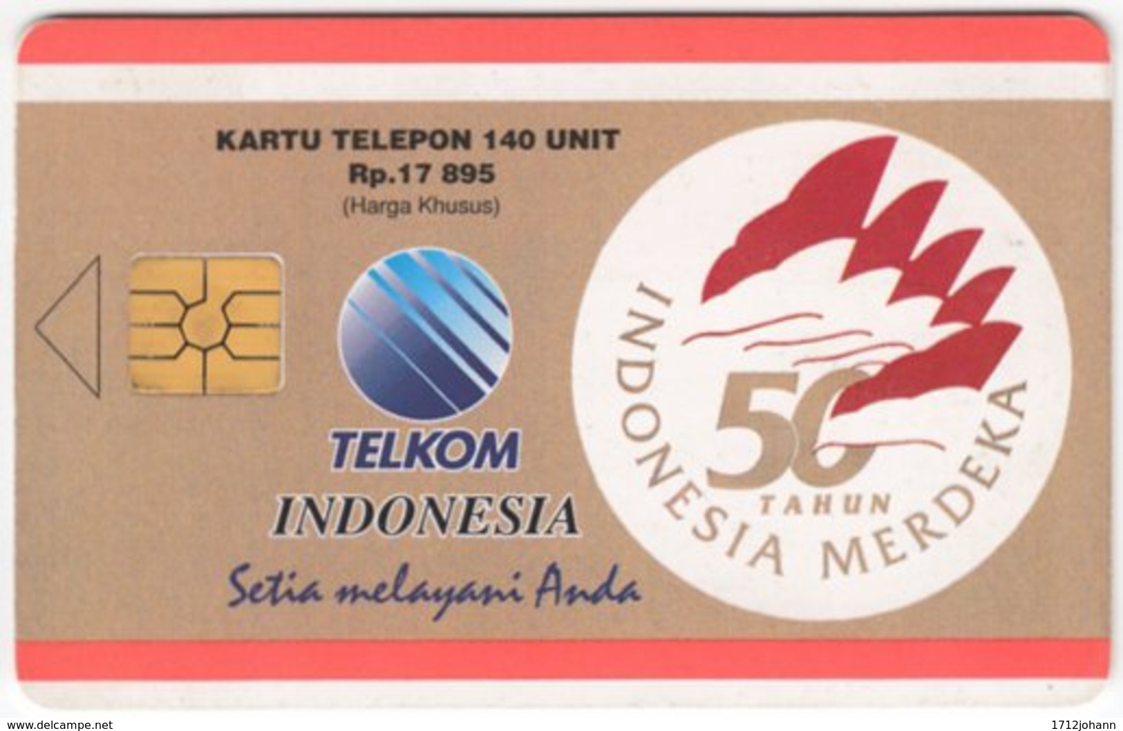 INDONESIA A-292 Chip Telekom - Used - Indonesien