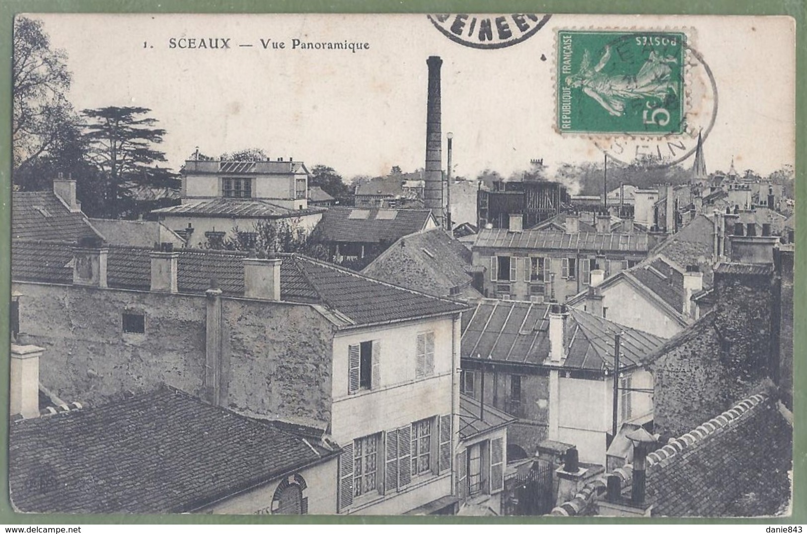 CPA - HAUTS DE SEINE - SCEAUX - VUE PANORAMIQUE - Vue Peu Courante - ELD / 1 - Sceaux