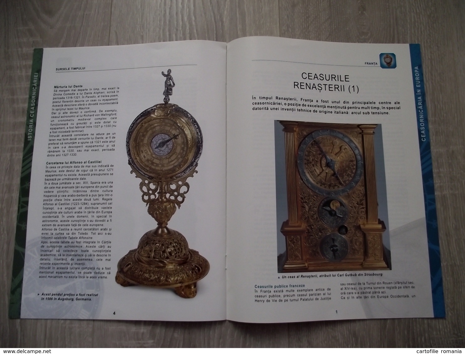 Romania - Vintage Watches Magazine - Encyclopedia - History Of Watches Magazine - 10 Pages - See Scans - Encyclopaedia