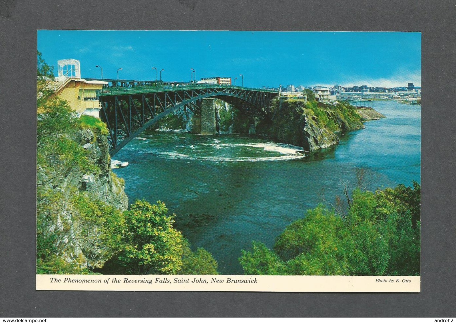 ST JOHN - NEW BRUNSWICK - THE PHENOMENON OF THE REVERSING FALLS - PHOTO BY E. OTTO - St. John