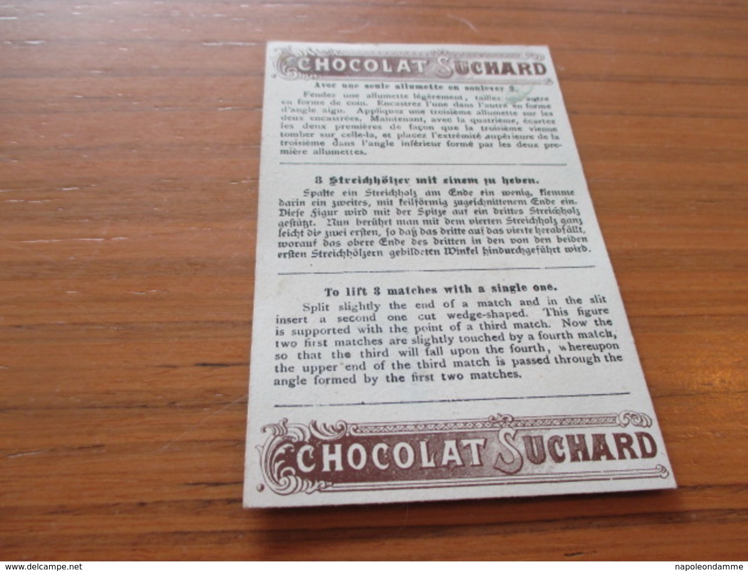 Chromo Chocolat Suchard, - Suchard