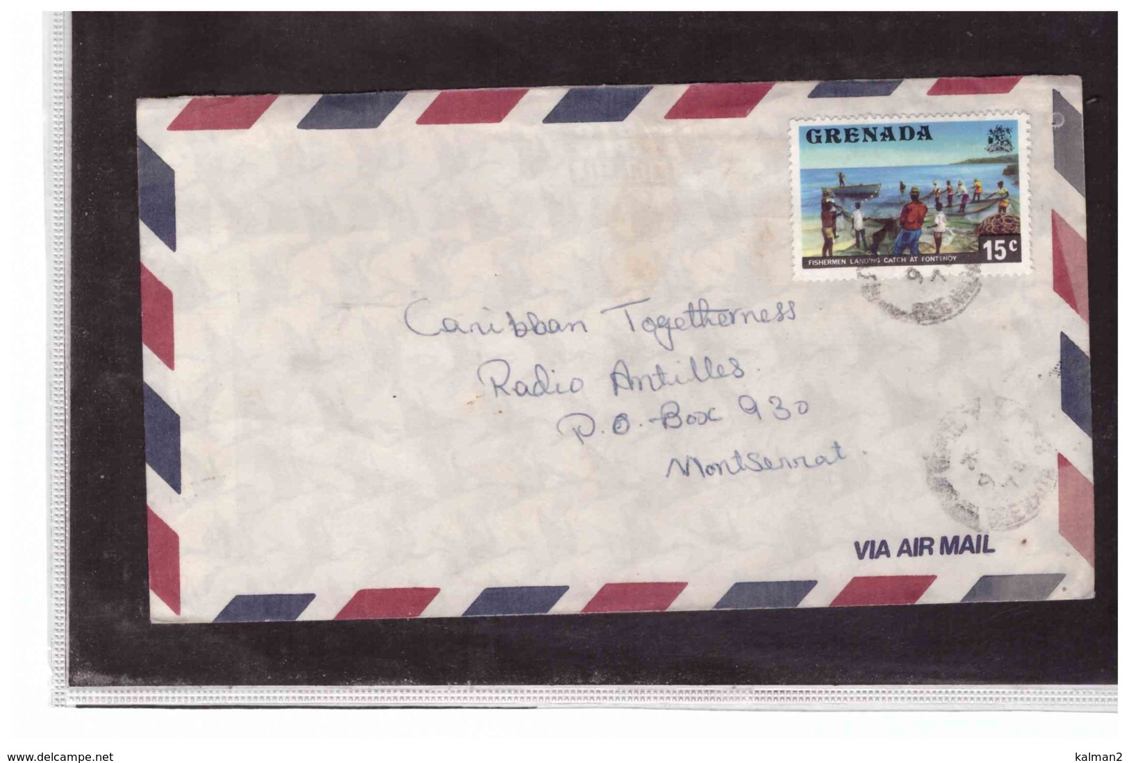 TEM10192   -   GRENADA     /     AIR MAIL COVER  TO  MONTSERRAT - Grenada (1974-...)