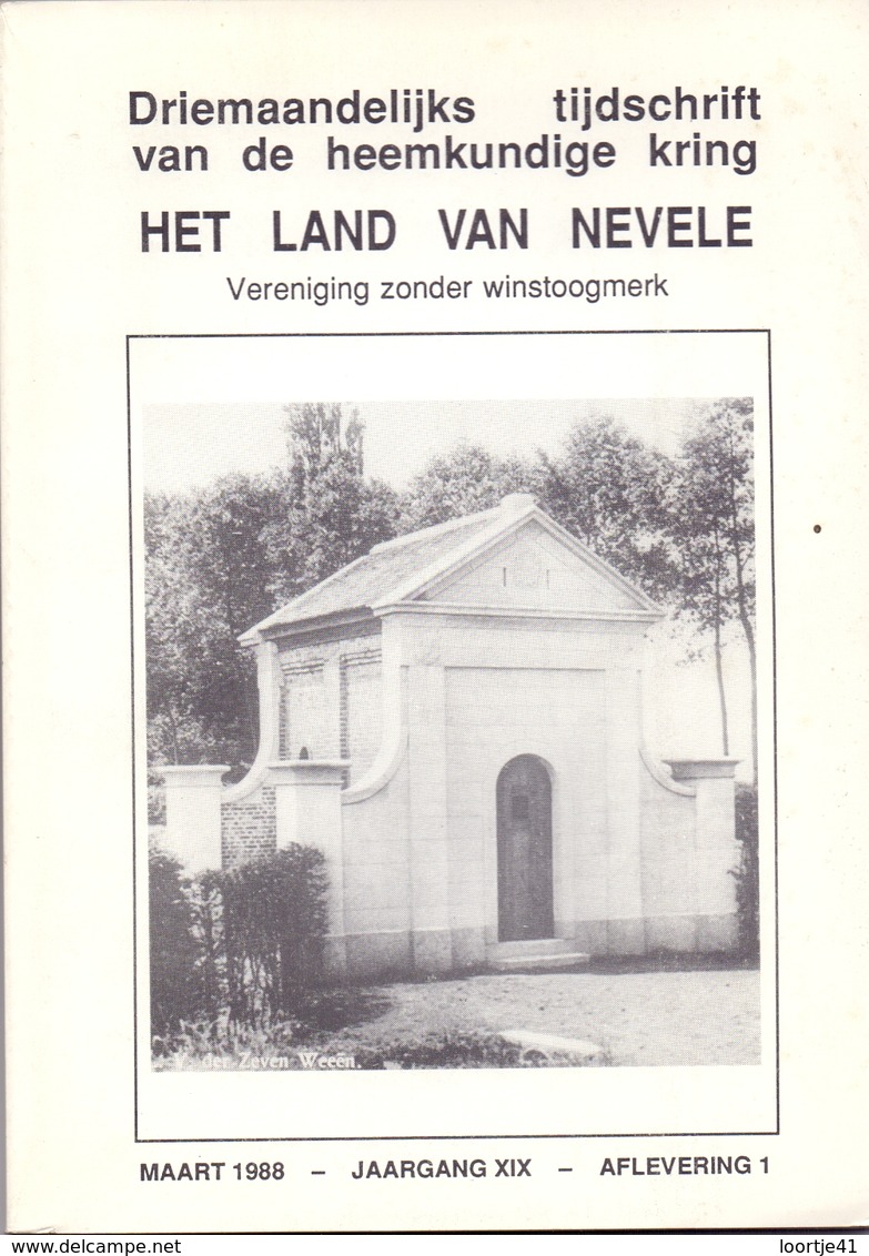 Tijdschrift Het Land Van Nevele - Artikels Over Kapellen Oa Hansbeke Vinkt Poeke Merendree Meigem Bachte  1988 - Histoire