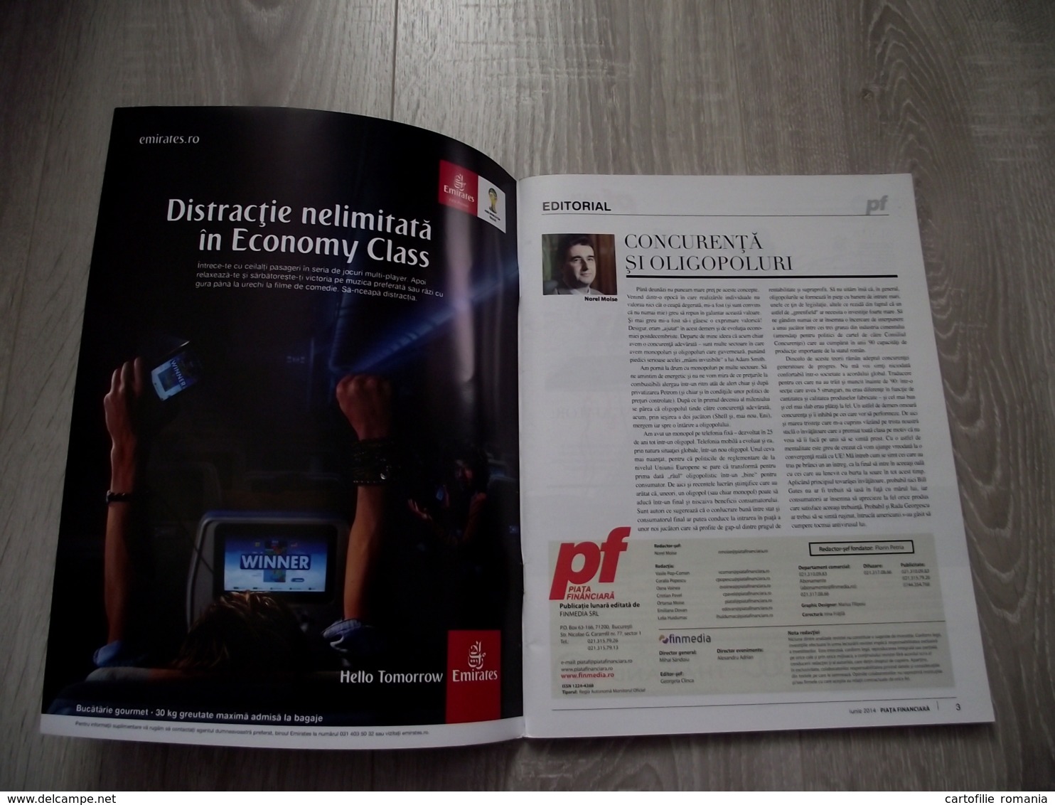 Romania - Financial Market - Monthly Financial Banking Magazine - 2014 - 74 Pages - Unused, Perfect Condition - Otros & Sin Clasificación