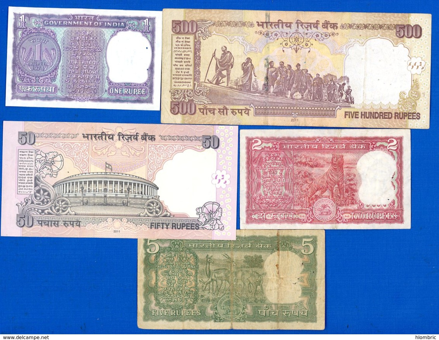 Inde  5  Billets - Inde