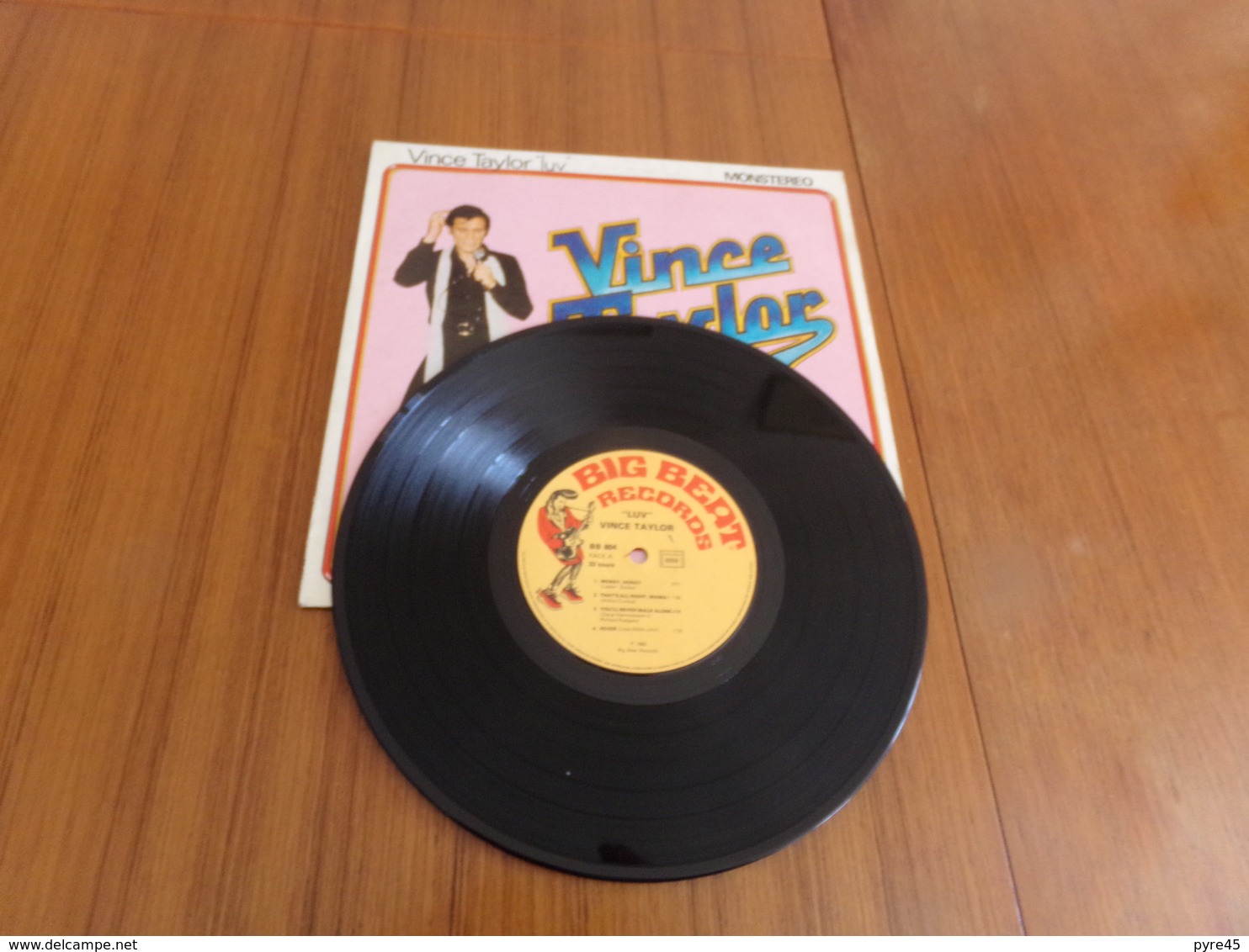 Disque 33 T , 25 Cm,  Vince Taylor " Money, Honey, That's All Right Mama + 6 Titres " - Other - English Music