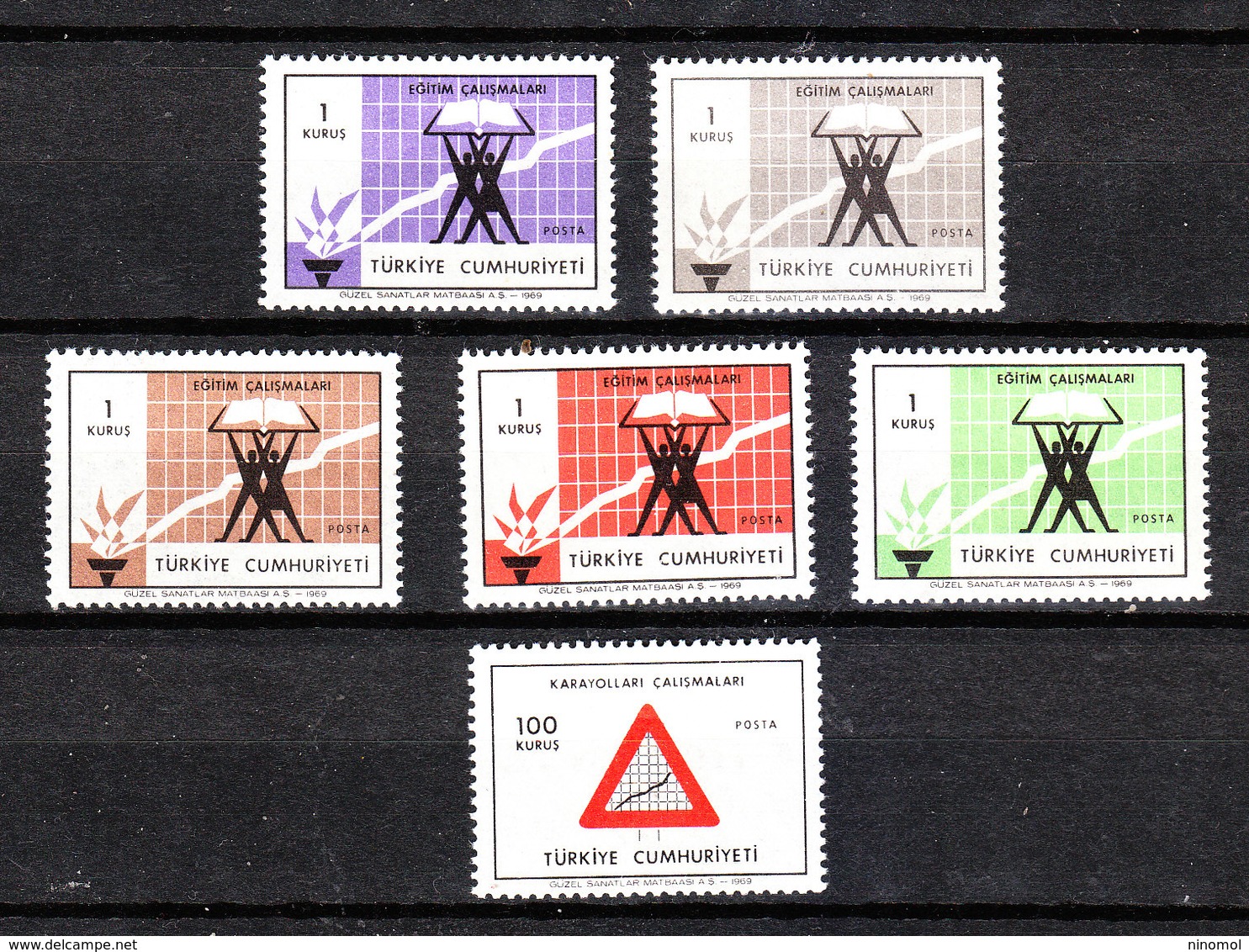 Turchia - 1969. Simbolo Della Statistica Per Lo Sviluppo Industriale.Symbol Of Statistics For Industrial Development.MNH - Fabbriche E Imprese