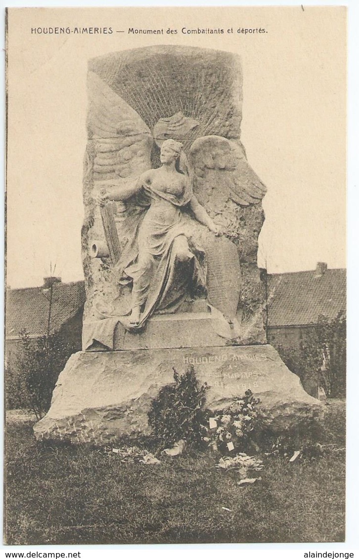 Houdeng-Aimeries - Monument Des Combattants Et Déportés - Edit Degueldre Léon - E. Desaix - Autres & Non Classés