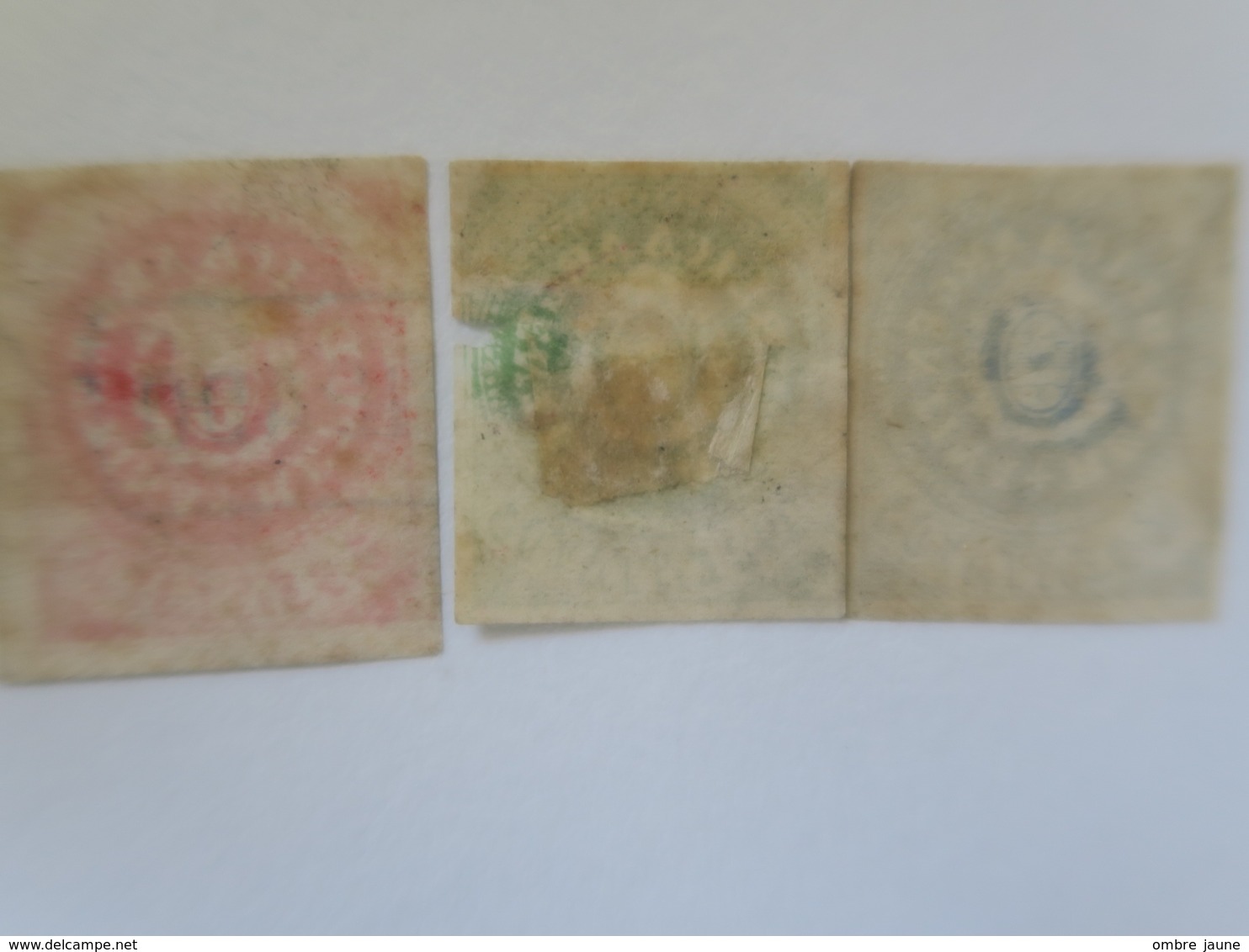 Timbres ARGENTINE - N° 7 - 5 - 10 E T 15 CENTAVOS - Usados