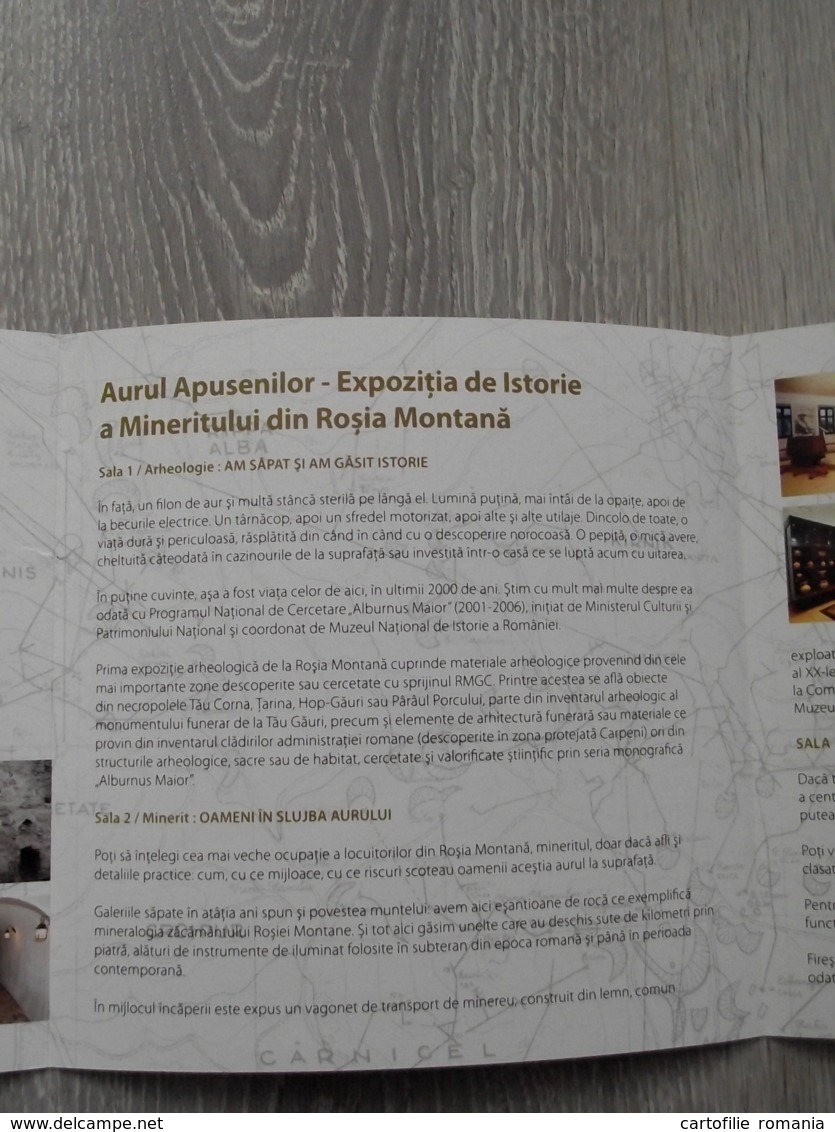 Romania - Rosia Montana - Gold Mining History Museum - Magazine - See Scans - 5 Pages - Geografía & Historia