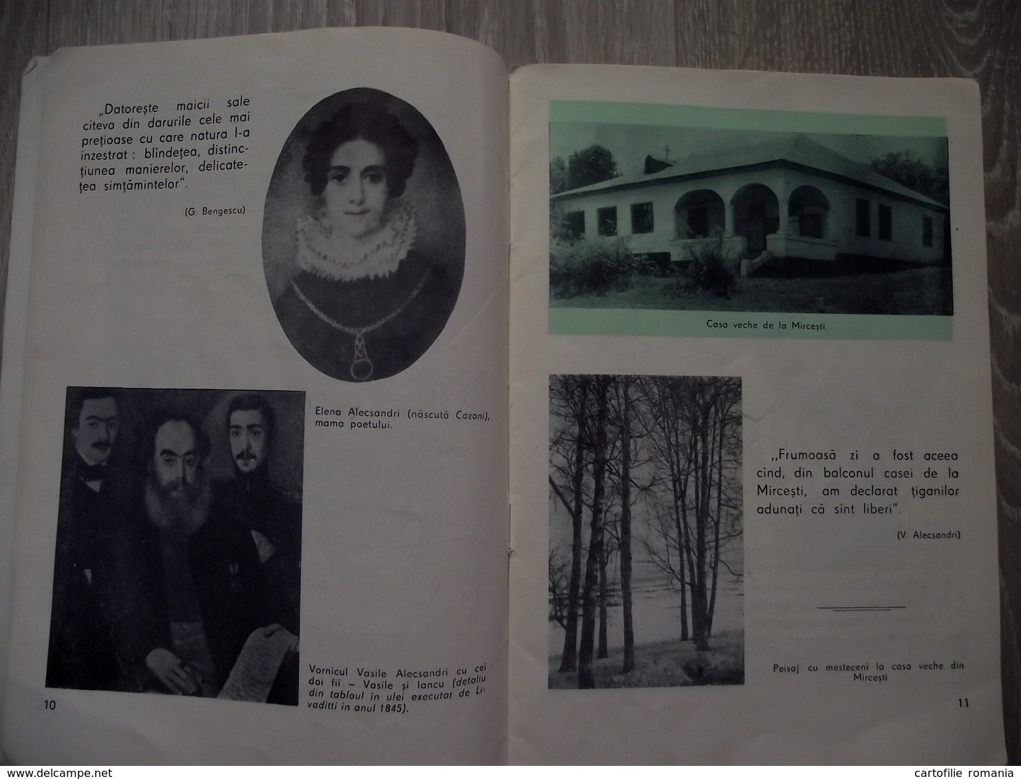 Romania - Iasi - Mircesti Memorial House Museum - Vasile Alecsandri - Tourism Book Brochure Illustrations 31 Pages - Tourismus