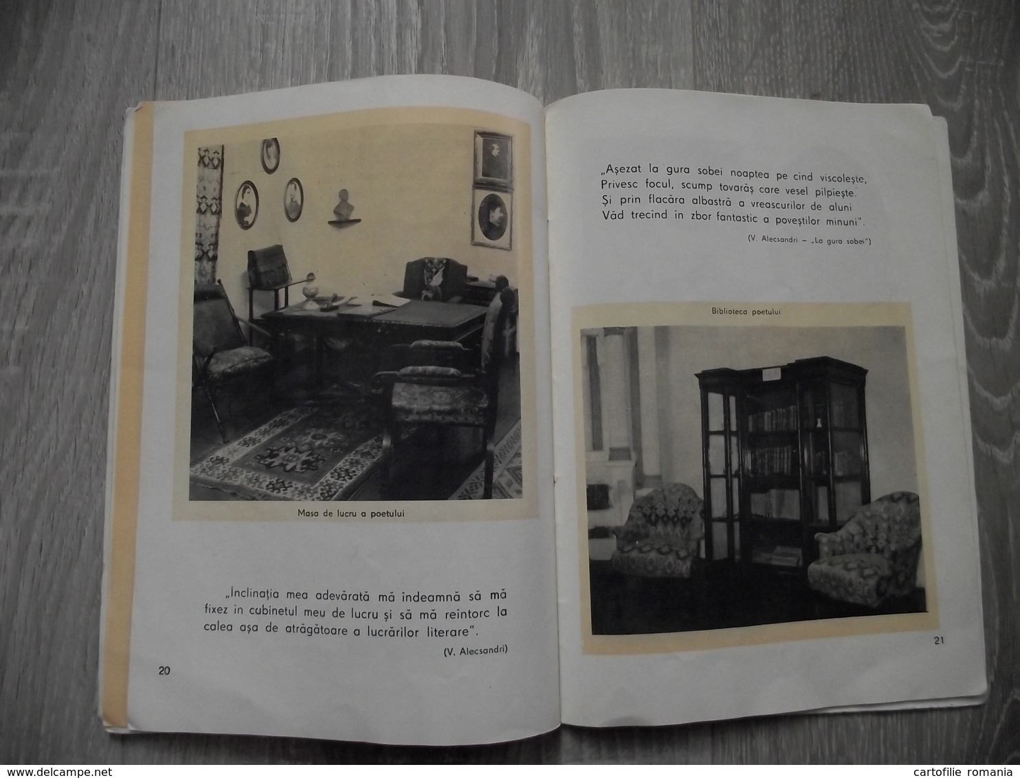 Romania - Iasi - Mircesti memorial house museum - Vasile Alecsandri - Tourism book brochure illustrations 31 pages