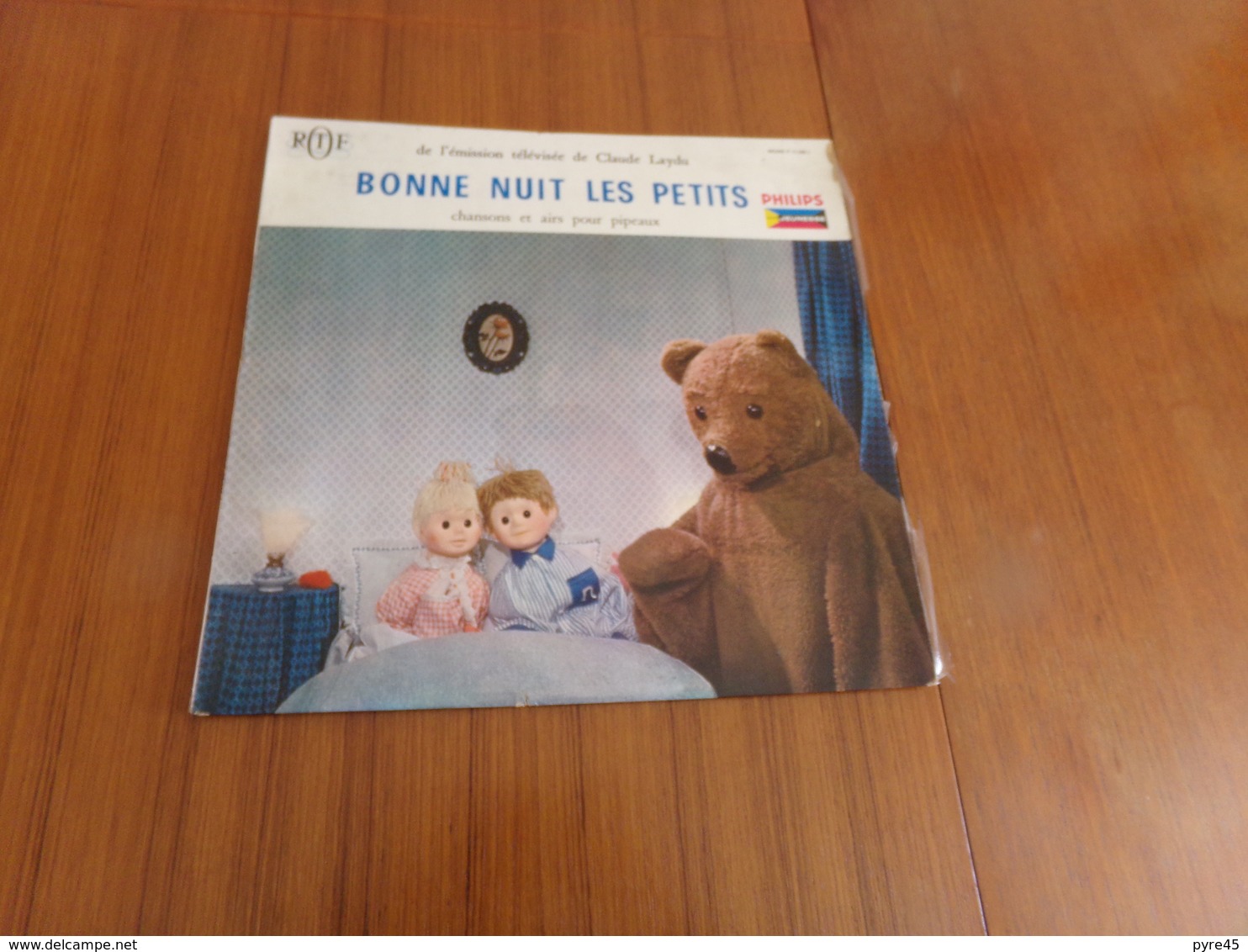 Disque 33 T , " Bonne Nuit Les Petits " Chansons Et Airs Pour Pipeaux - Enfants