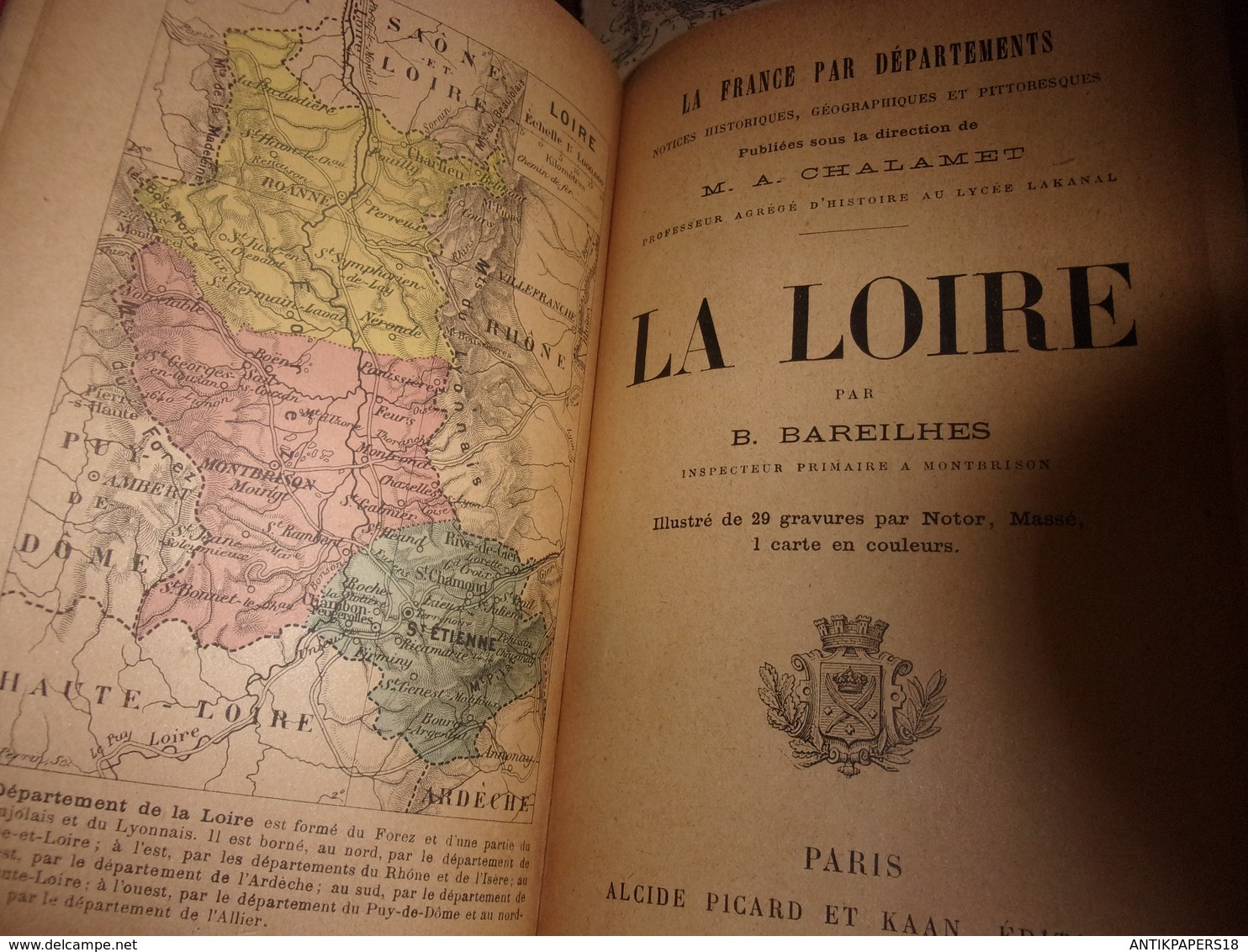 PICARD KAAN / BAREILHES DEPARTEMENT DE LA LOIRE CIRCA 1900 - Rhône-Alpes
