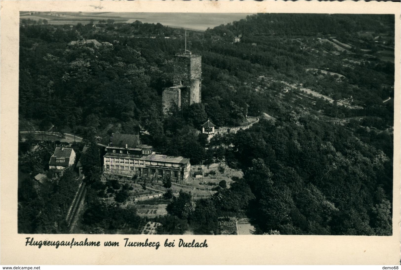 Karlsruhe  Allemagne Deutschland Bade Wurtemberg Photo Aérienne De Turmberg à Durlach  Panoramique - Karlsruhe