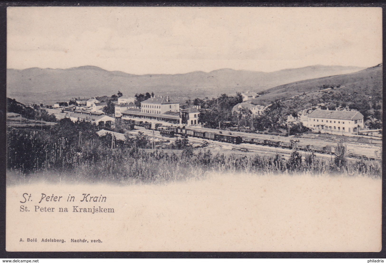 St. Peter Na Krasu (Pivka),  Railway Station, Unused - Slovénie