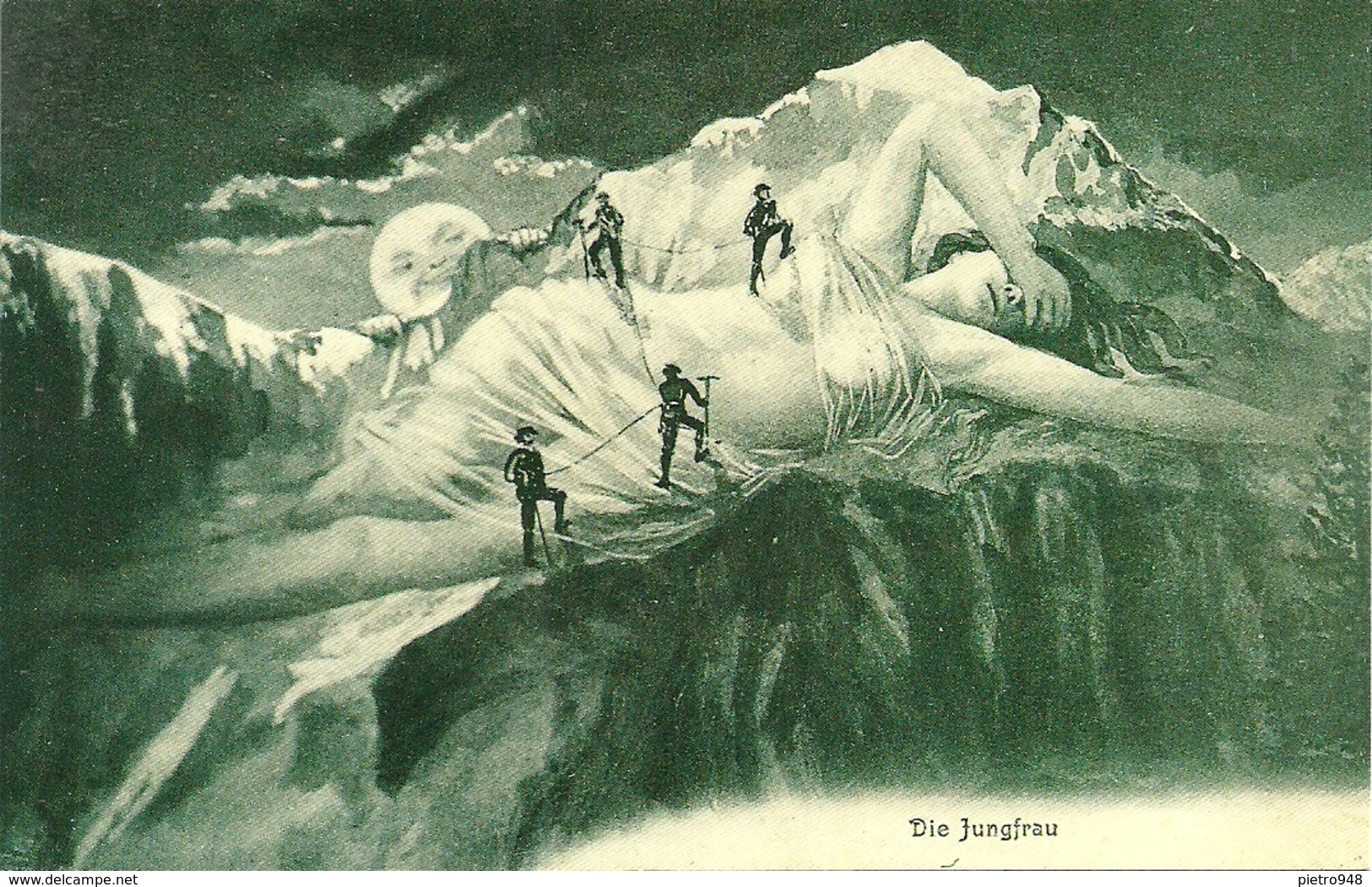 Jungfrau (Berne, Svizzera) Riproduzione D13, Reproduction, Illustrazione - Berna