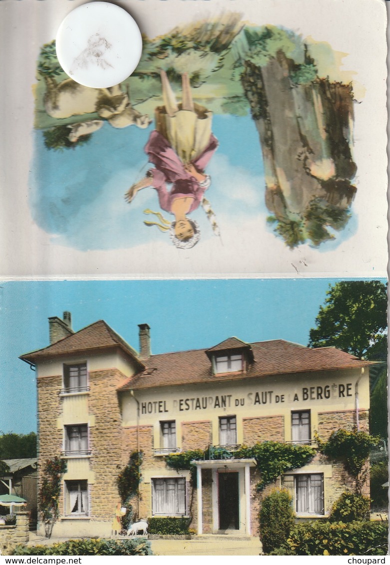 19 -Très Belle Carte Postale Semi Moderne De AUBAZINE Carte Du Restaurant   LE SAUT DE LA BERGERE - Other & Unclassified