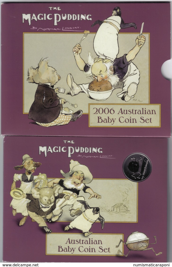 AUSTRALIA 2006 BABY SET DIVISIONALE 6 VALORI + MEDAGLIA - Ongebruikte Sets & Proefsets