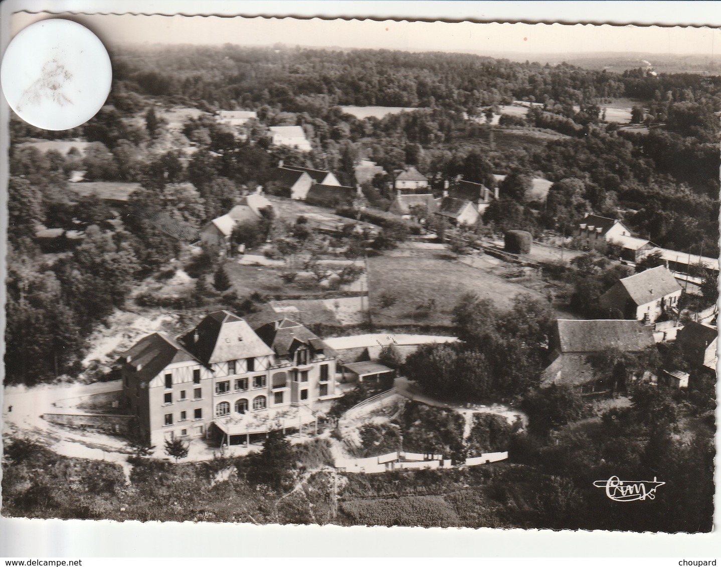 19 -Très Belle Carte Postale Semi Moderne De SAINT PARDOUX LA CROISILLE  Hotel Beau Séjour  Vue Aérienne - Autres & Non Classés