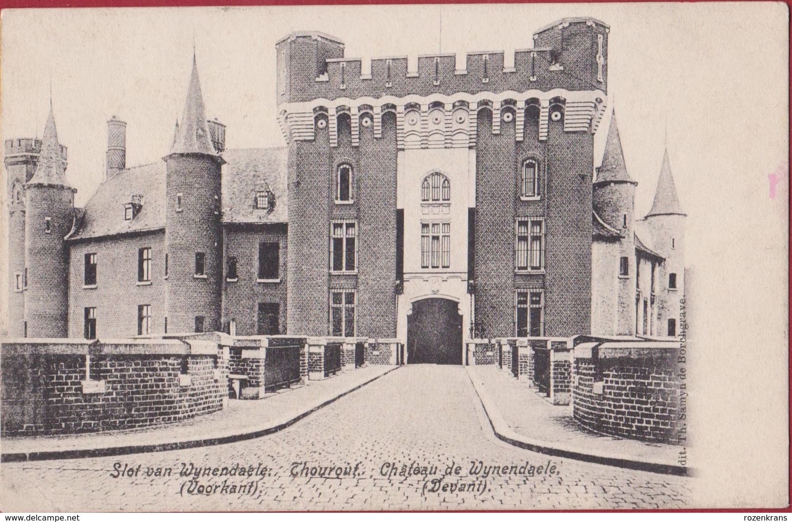 Torhout Thourout Kasteel Van Wijnendaele Wynendaele Voorkant Chateau De (In Zeer Goede Staat) - Torhout