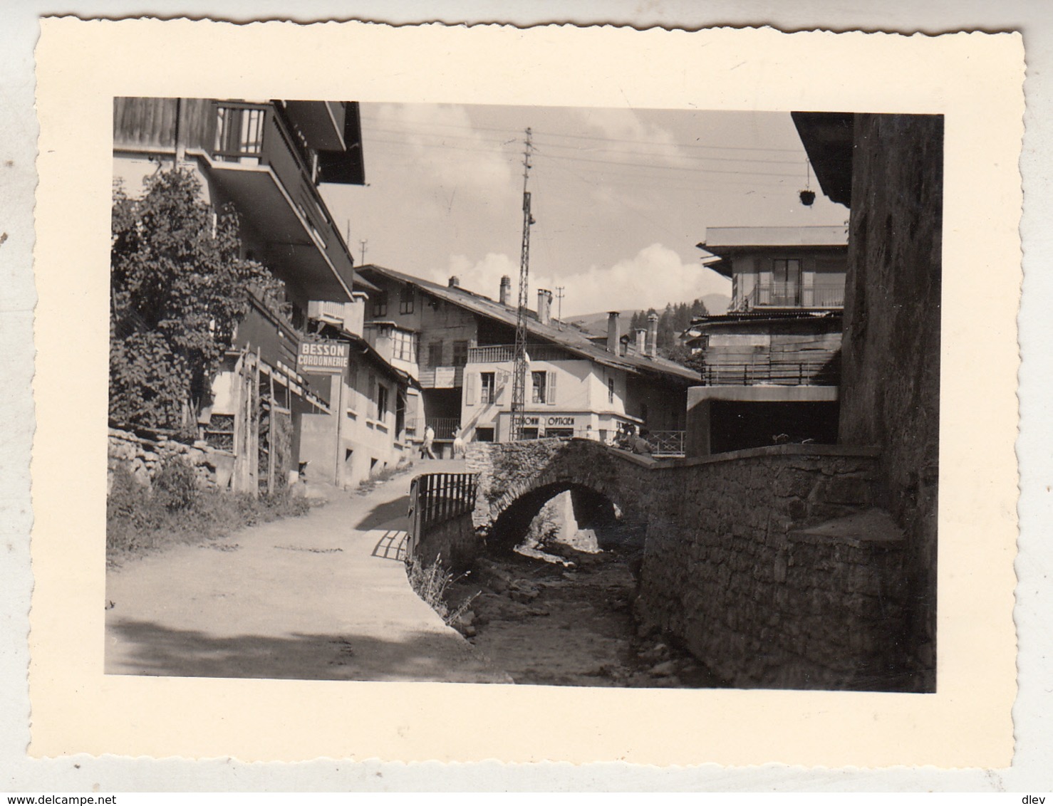 Mégève - à Situer - 1952 - Photo 7.5 X 10 Cm - Lieux