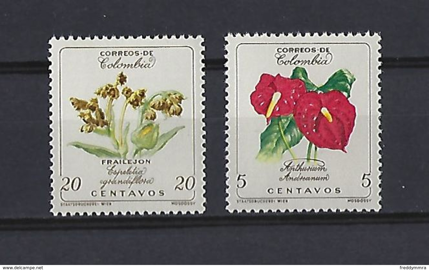 Colombie: 579/580 **  Fleurs - Colombia