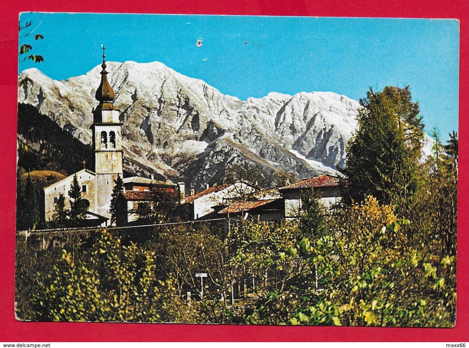 CARTOLINA VG ITALIA - PRATO DI RESIA (UD) E Il Monte Canin - 10 X 15 - 1987 - Udine