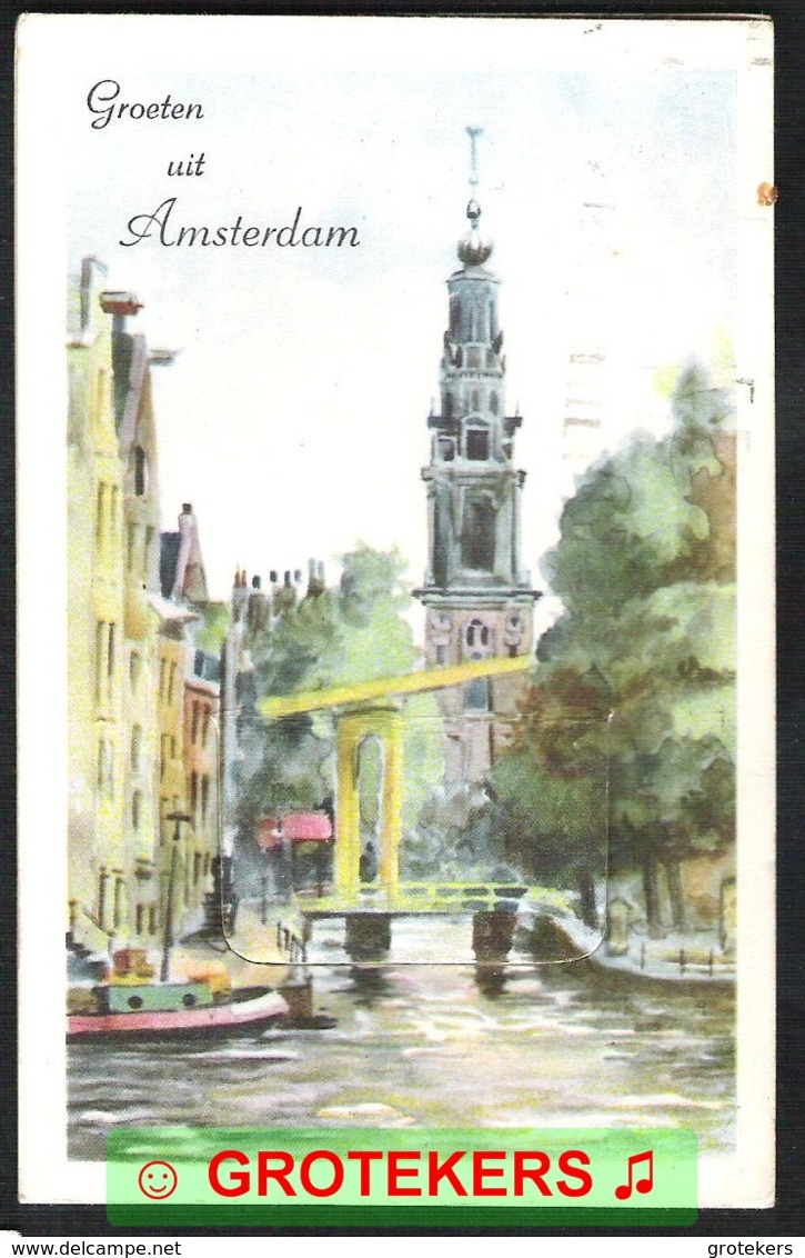 AMSTERDAM Leporello Met 8 Beeldjes 1950 - Amsterdam
