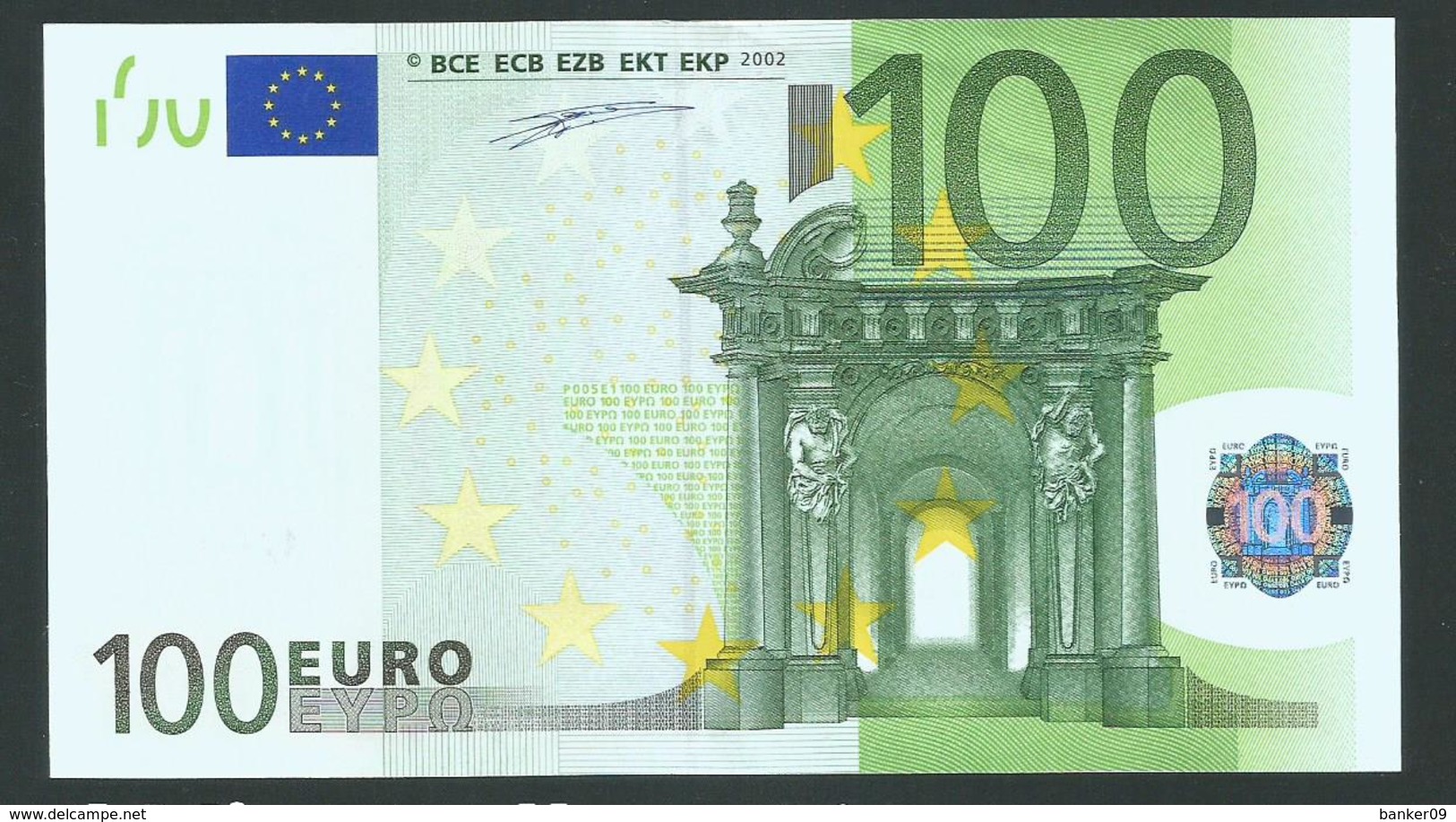 100 EURO GRIECHENLAND  P005E1 / Y  RARE! AUNC - 100 Euro