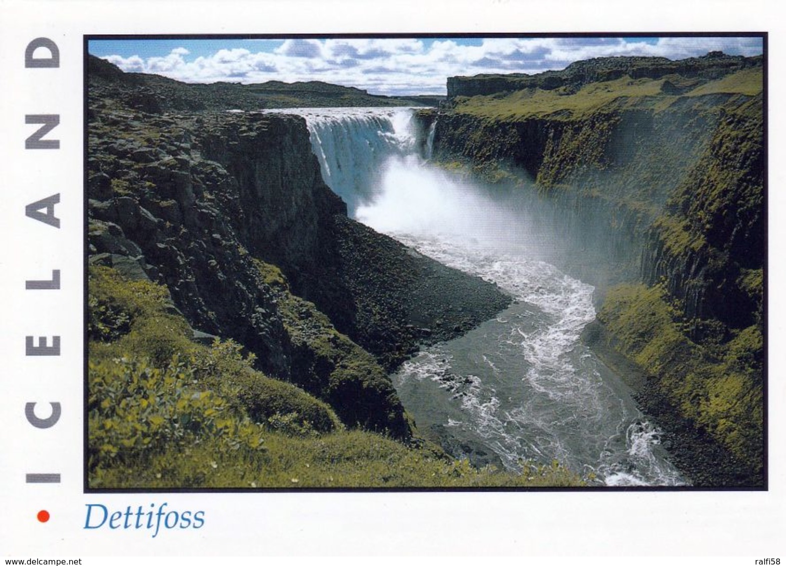 1 AK Island * Der Dettifoss - Der Größte Wasserfall Im Nordosten Islands Und Der Leistungsstärkste Wasserfall Europas * - Island