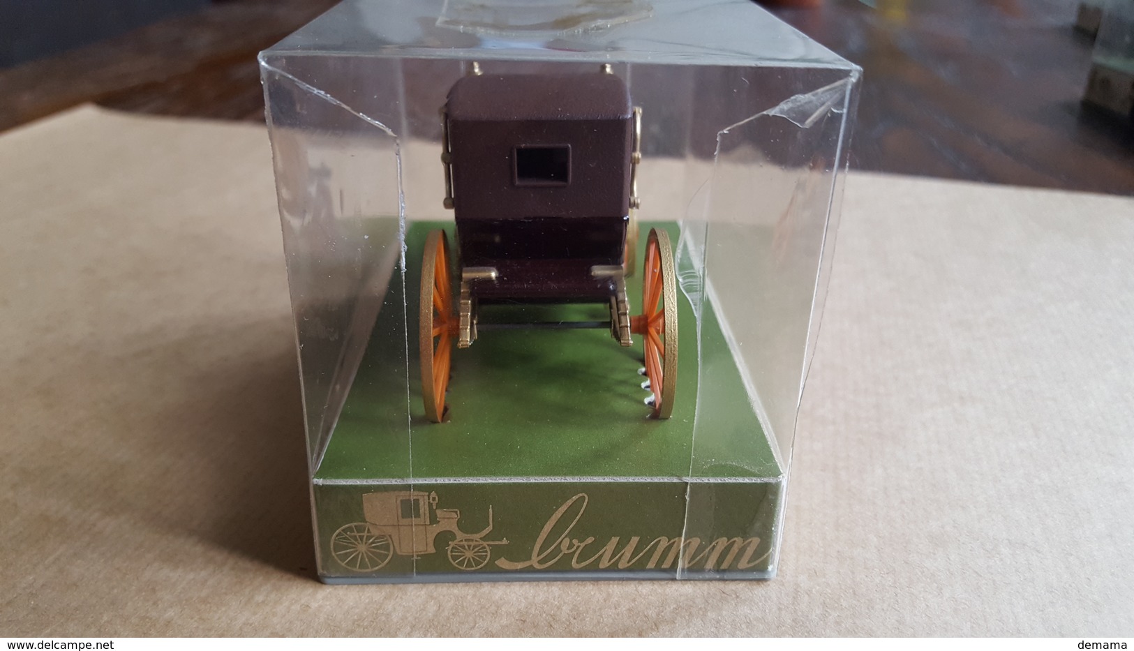 Brumm - 1:43 - Koetsen En Paarden - Historical Carriage, Nr 1 Landaulet, Bruin - Brumm