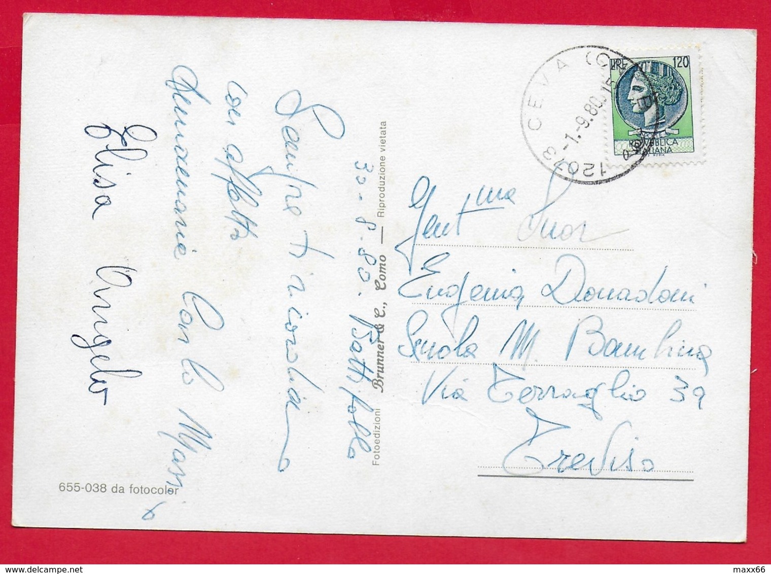 CARTOLINA VG ITALIA - Saluti Da GARESSIO (CN) - Vedutine Multivue - 10 X 15 - 1980 CEVA - Saluti Da.../ Gruss Aus...