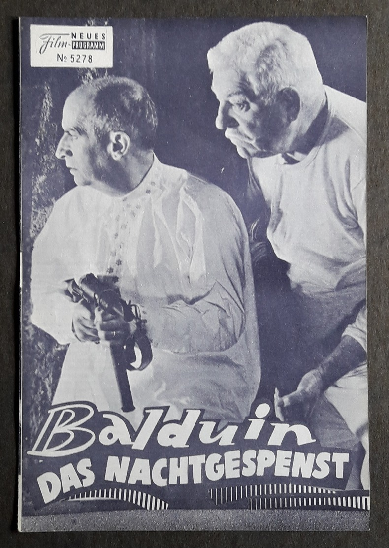 LOUIS DE FUNES / JEAN GABIN Im Film "Balduin, Das Nachtgespenst" # NFP-Filmprogramm Von 1969 # [19-26] - Magazines