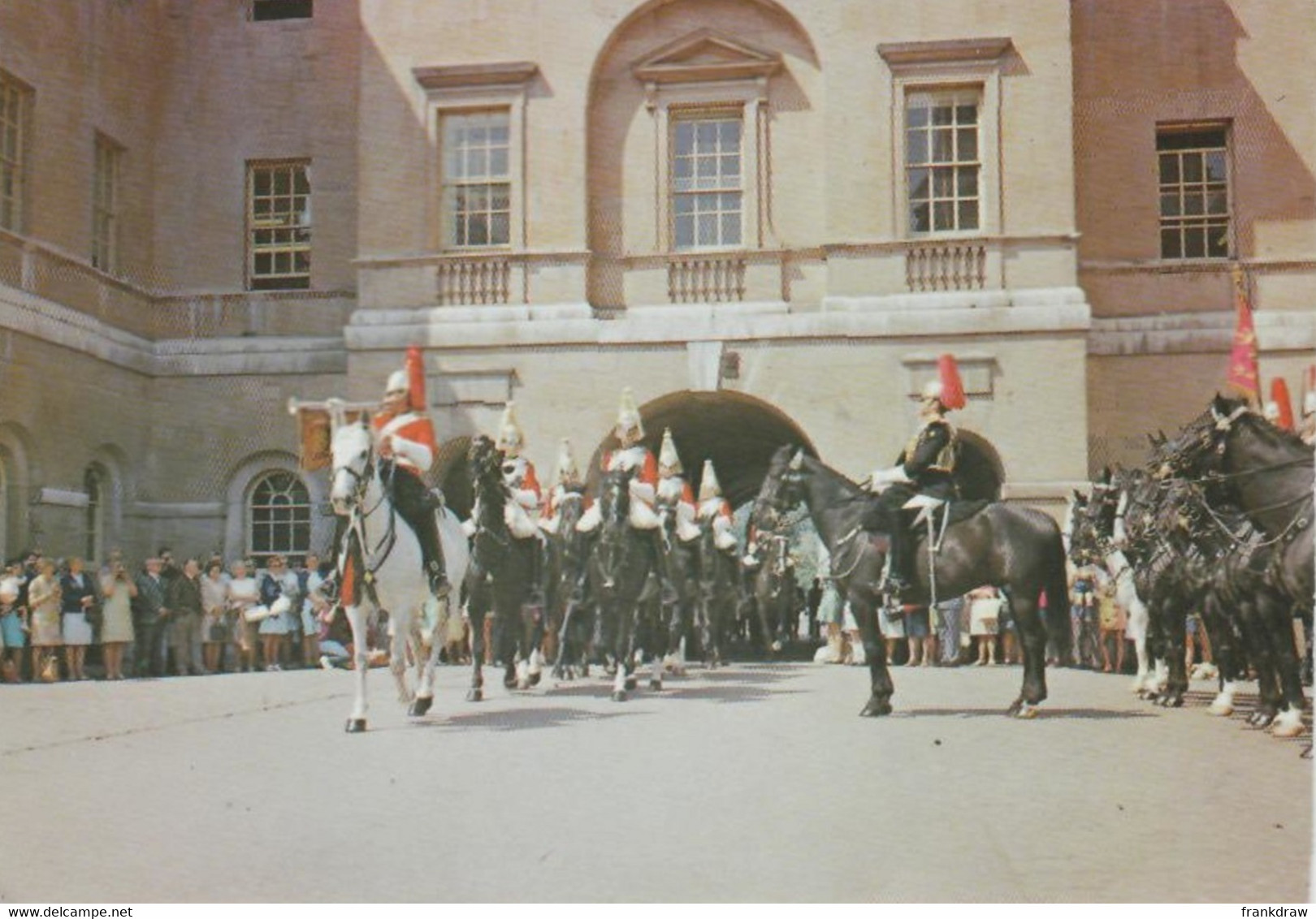 Postcard - The Arrival Of The New Guard, Whitehall - Card No. PLO/21350 - Posted 09-10-1972 - VG - Unclassified