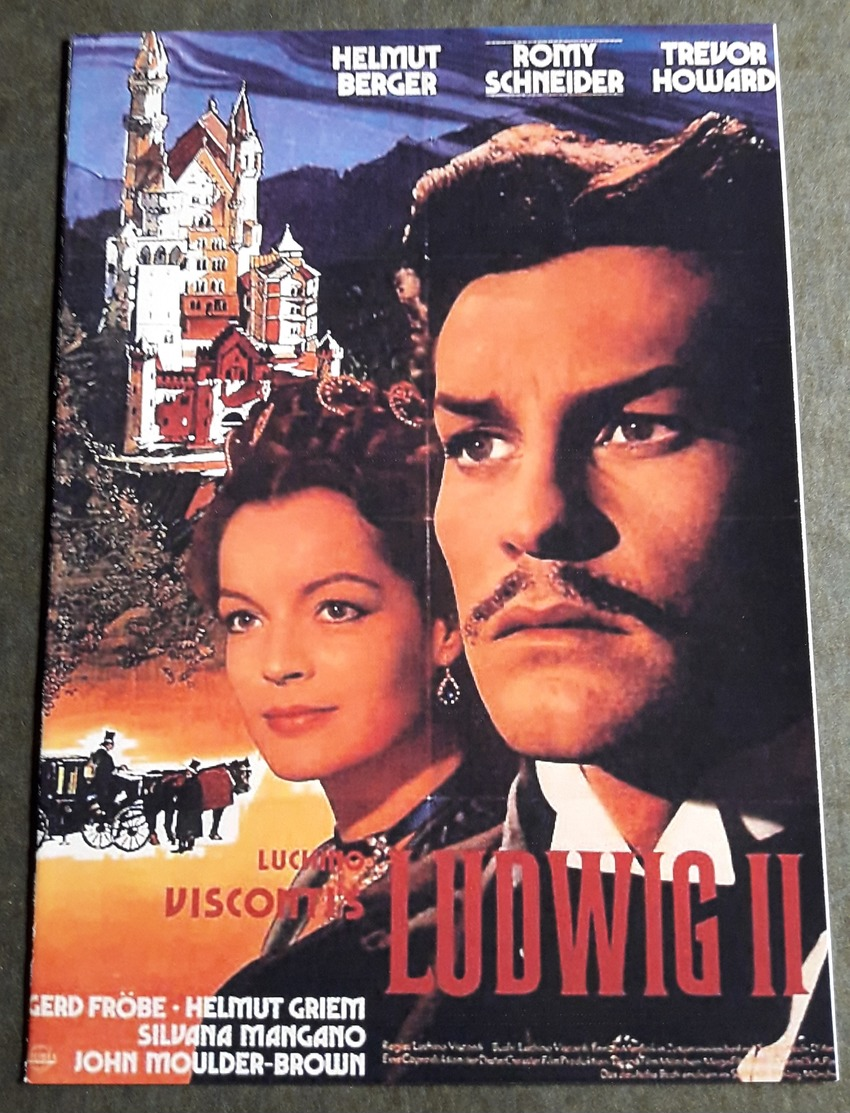 ROMY SCHNEIDER / Helmut Berger / Trevor Howard Im Film "Ludwig II." # NFB-Filmprogramm (8 Seiten) # [19-14] - Film & TV