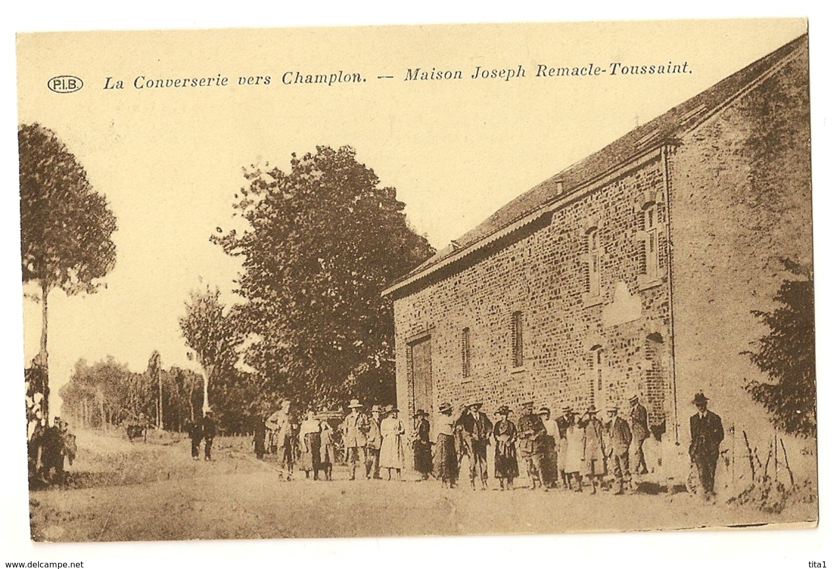 2 -La Converserie Vers Champlon - Maison De Joseph Remacle-Toussaint - Tenneville