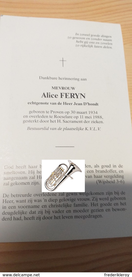 Alice Feryn (D'hondt) Proven / Roeselare - Collections